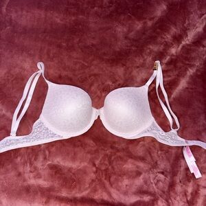 Elegant White Lace Bra